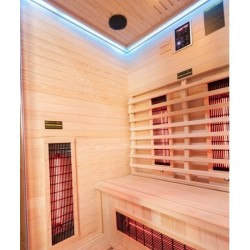 Sauna Infrarouge Duo en Epicea 2 places VerySpas