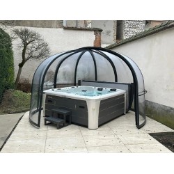 Sfero Abrilios Runder Schiebeschutz 3,90m Transparent