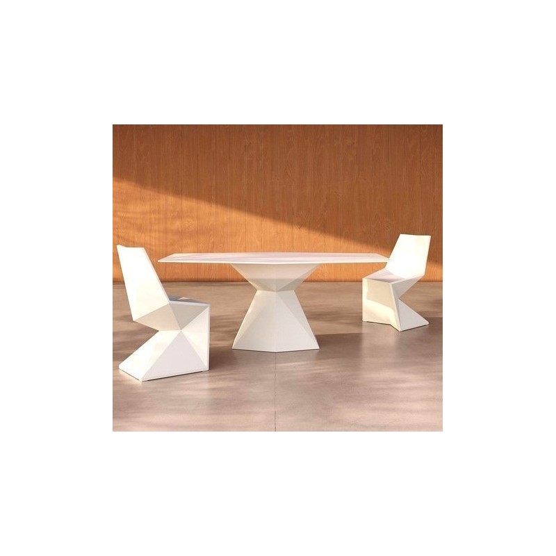 Vertex Tisch & 2 Stühle Set Vondom Weiß