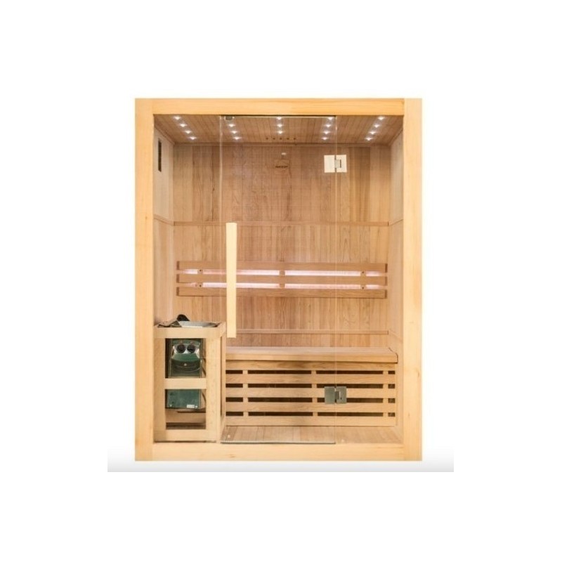 Nordic Panoramic 2 Personen UniSpas-Dampfsauna