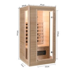 Sauna Infrarouge Saulo en Epicea 1 place VerySpas