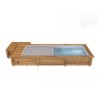 Urban Pool Legno 600x250xH133 Copertura Riscaldamento Filtrazione Cassapanca BWT