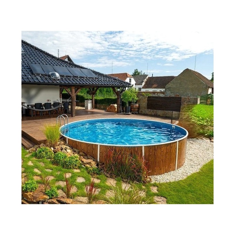 Pool Azuro Round Imitation stone 460x120