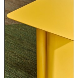 Black Jet Mindi Wooden Side Table 50cm VeryForma