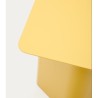 Table d'appoint en fer jaune Avin 42x42cm VeryForma