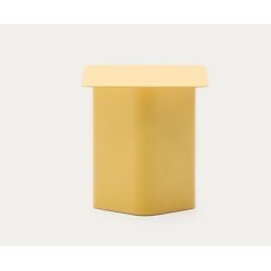 Black Jet Mindi Wooden Side Table 50cm VeryForma