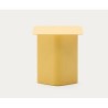 Table d'appoint en fer jaune Avin 42x42cm VeryForma