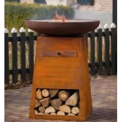 Orion Rust Brazier and RedFire Lid