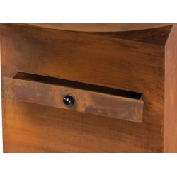 Onyx 80 Kohlenbecken Tisch und erhöhtes Gitter RedFire