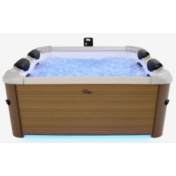 Amber 6-seater Connected Spa 160x160 MSpa