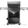 Napoleon Rogue® PRO 425 BB SIZZLE ZONE™ gas barbecue and 4 burners, one of which is lateral