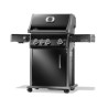 Napoleon Rogue® PRO 425 barbecue a gas nero BB SIZZLE ZONE™ e 4 fuochi di cui uno laterale