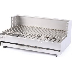 Churrasqueira embutida em aço inoxidável Le Marquier Original 52x35