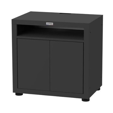 Mueble de cocina Le Marquier con dos puertas 80x55 cm acero negro