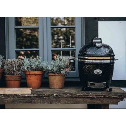 Kamado Monolith Junior Pro 2.0 Grill com carrinho