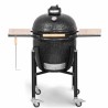 Barbecue Kamado Monolith Basic noir avec Chariot