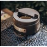 Kamado Monolith Basic Griglia Nera con Carrello