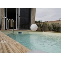 Piscine Bois Ubbink Azura 400x610 H120cm Liner beige