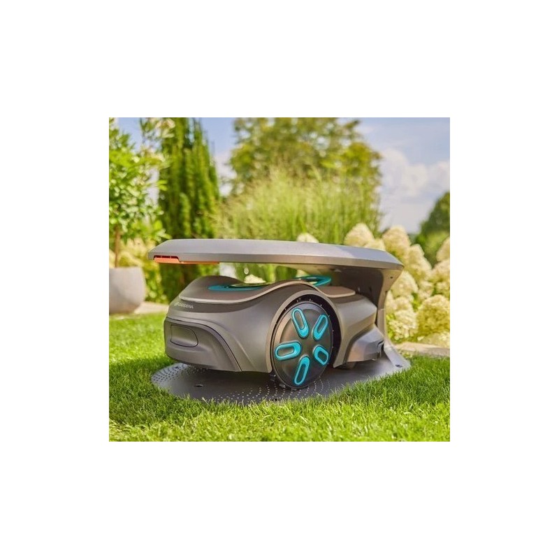 Gardena Robot Sileno Free e Max Riparo per tosaerba