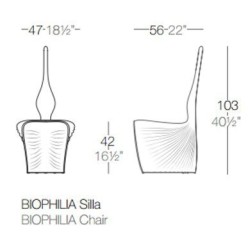 Garden BIOPHILIA Vondom - white Chair