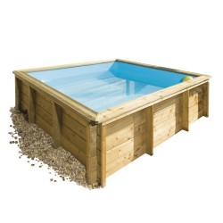Piscine Bois Hors-Sol Tropic Junior 226x226 Bwt