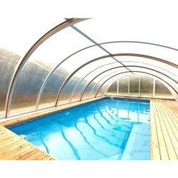 Trend Standard 6.5x10.6x2.10m Telescopic High Pool Enclosure Abrilios