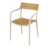 Chaise Madison Wood Cream Vondom