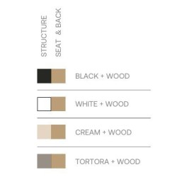 Cadeira Madison Wood Cream Vondom