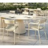 Chaise Madison Upholstered Cream Vondom