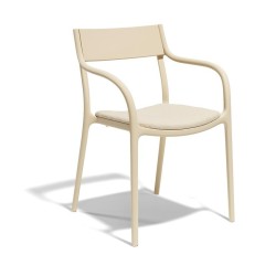 Chaise Madison Upholstered Cream Vondom