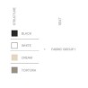 Cadeira Estofada Creme Madison Vondom