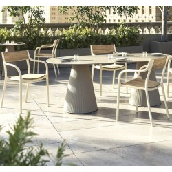 Cadeira Madison Wood Branca Vondom