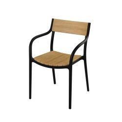 Madison Wood Sedia Nera Vondom