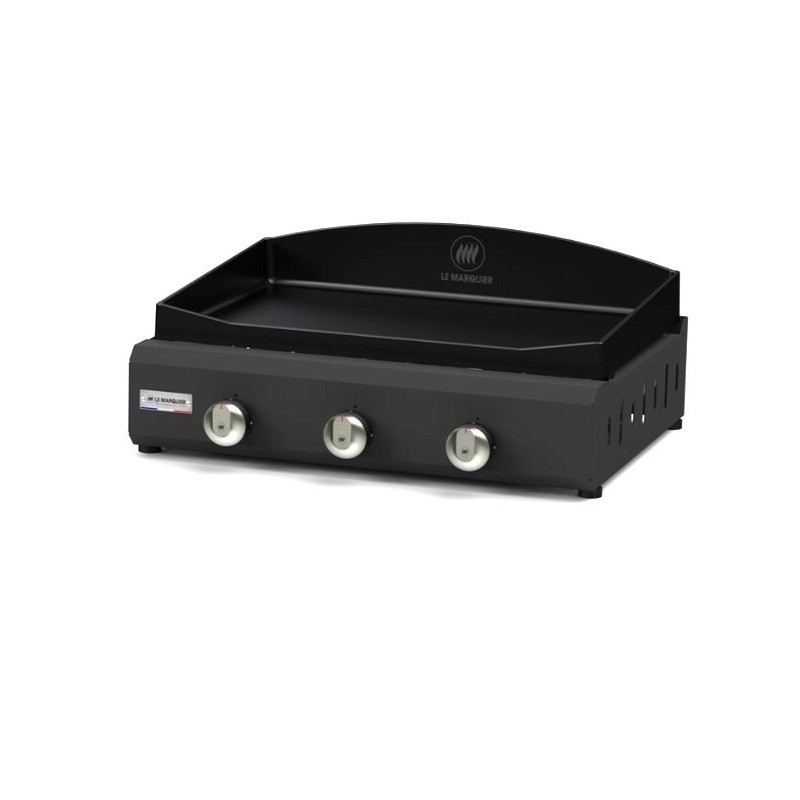 Plancha Amalia 360 noire à gaz Le Marquier