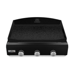 Plancha Amalia 360 noire à gaz Le Marquier