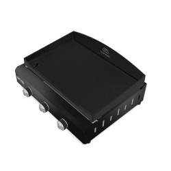 Plancha Amalia 360 noire à gaz Le Marquier