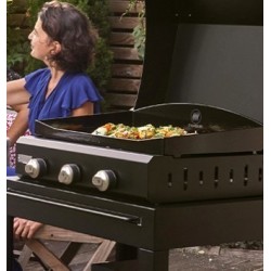Plancha Amalia 360 noire à gaz Le Marquier