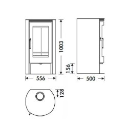 Poêle à bois Panadero Helena Ecodesign 8 kW