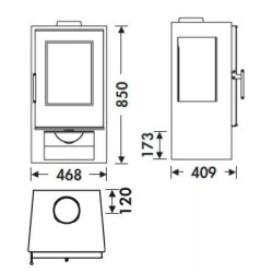 Panadero Andes Ecodesign 7,5 kW Holzofen