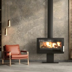 Poêle à bois Larry sur pied Supra 8.5kW