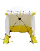 Screen and tent site