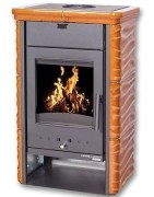 Wood tiled stove