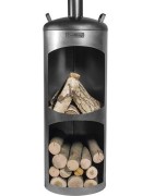 Outdoor wood chimneys